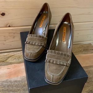 Via Spiga Suede Wedges